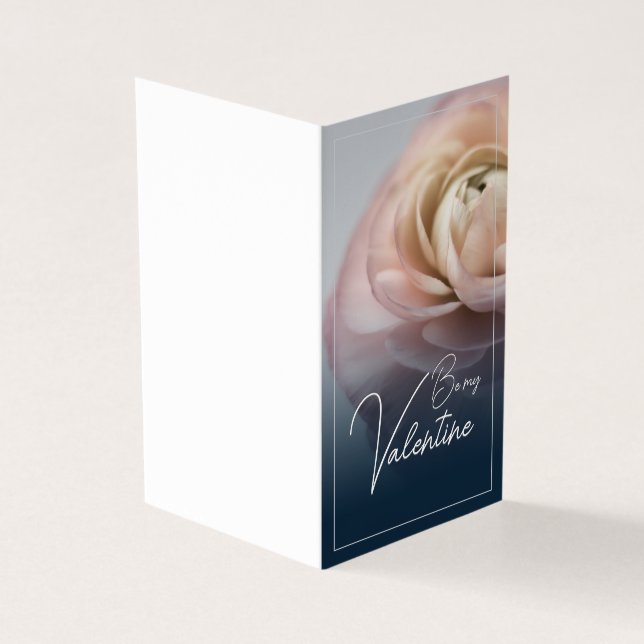Be My Valentine – With Big Pink Rose (Outside)