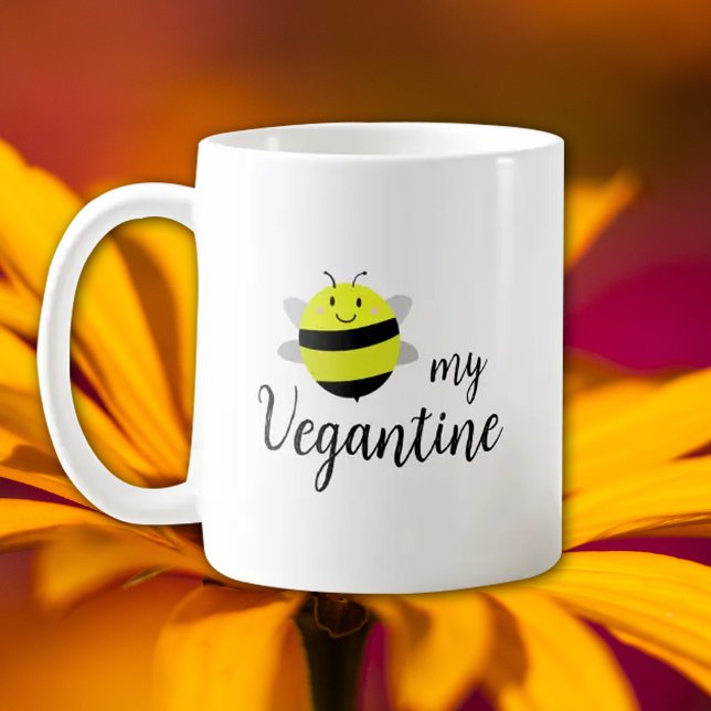 Be my Vegantine, Simple Vegan Valentine´s Day   Coffee Mug (Creator Uploaded)