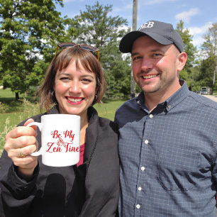 Be My Zen-Tine Personalised  Coffee Mug