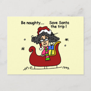 Be Naughty Postcard