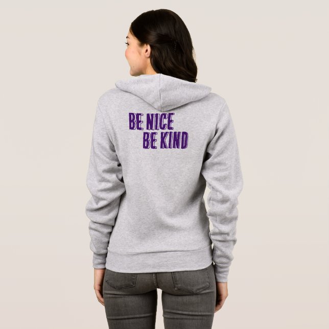 Be Nice, Be Kind T-Shirt Hoodie (Back Full)