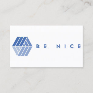 BE NICE BUSINESS CARD