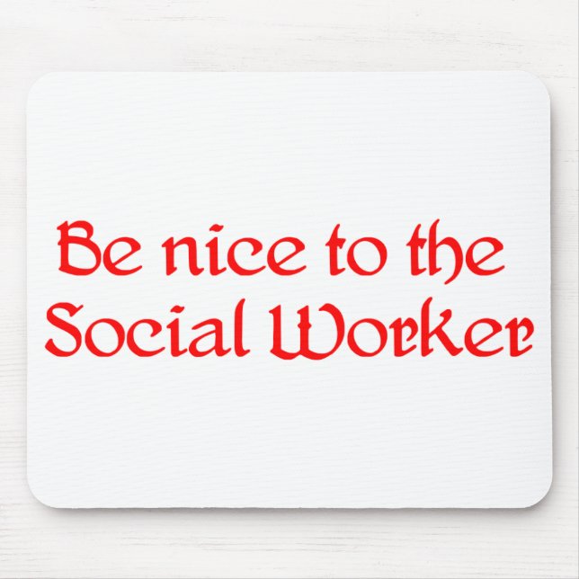 Be Nice Mousepad (Front)