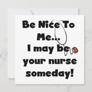 Be Nice Nurse T-shirts and Gifts