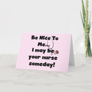 Be Nice Nurse Tshirts and Gifts Card