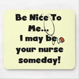 Be Nice Nurse Tshirts and Gifts Mouse Pad