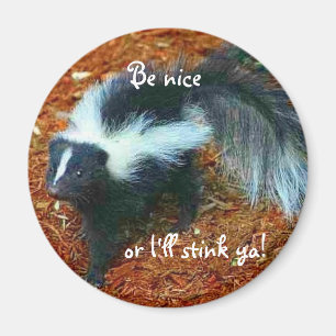 Be nice or I'll stink ya!-magnet Magnet