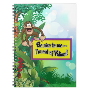 Be Nice to Me- I'm Out of Valium! Spiral Notebook