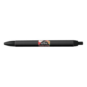 Be Nice To The Firefighter Santa Is Watching Black Ink Pen