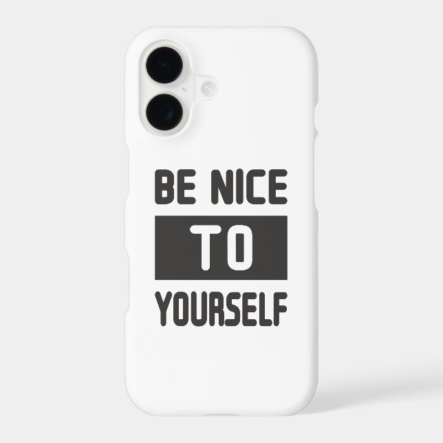 Be nice to yourself samsung galaxy case (Back)