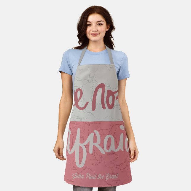 Be not afraid apron (Worn)