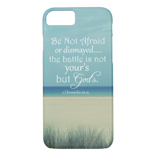 Be Not Afraid Bible Verse Case-Mate iPhone Case (Back)