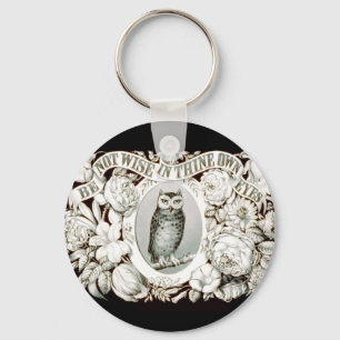 Be Not Wise in Thine Own Eyes Christian Art 1872 Key Ring