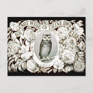 Be Not Wise in Thine Own Eyes Christian Art 1872 Postcard