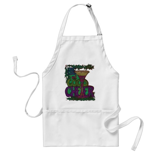 Be Of Good Cheer Holiday Apron (Front)