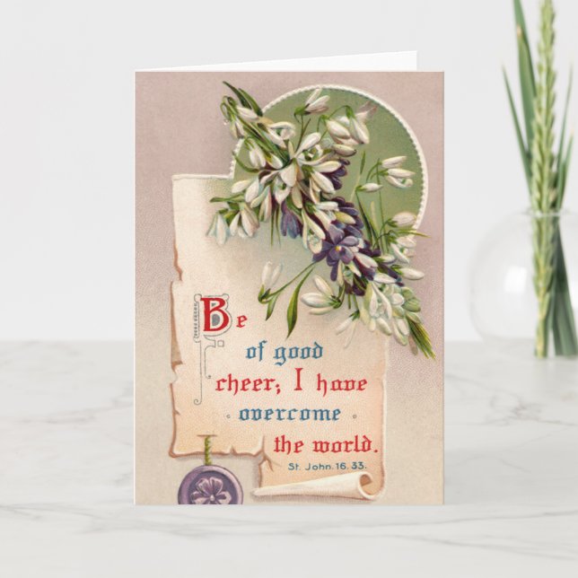 Be Of Good Cheer Holiday Card (Front)