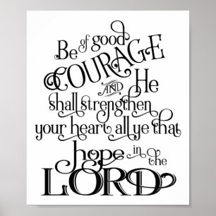 Be of Good Courage Poster