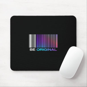 Be Original – Holographic Barcode-Inspired Mouse Pad