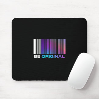 Be Original – Holographic Barcode-Inspired Mouse Pad