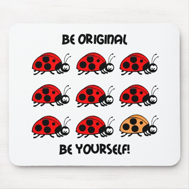 Be original ladybug mouse pad (Front)