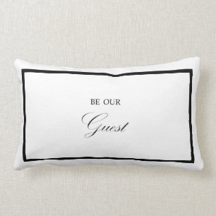 Be Our Guest Bedroom Throw Pillow
