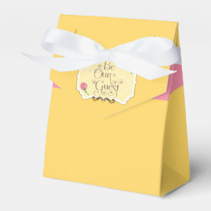 BE OUR GUEST Pink Rose Birthday Party Favour Boxes