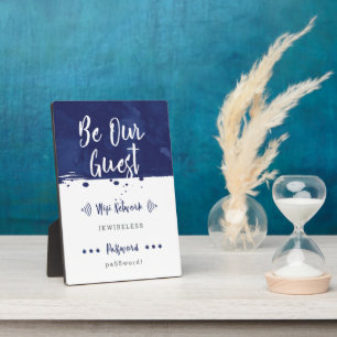 Be Our Guest - Wifi Network Plaque