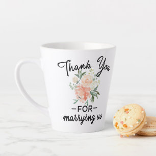 Be Our Officiant Floral Daily Sip Latte Mug