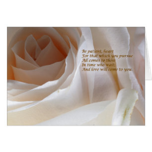 Be Patient Heart - Rose