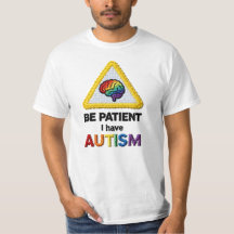 Be Patient I Have Autism | Embroidered Text Icon