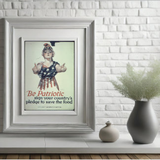 Be Patriotic Glossy Poster