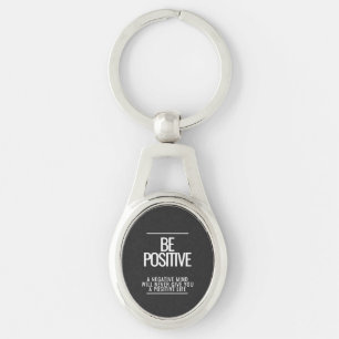 Be Positive Keychain