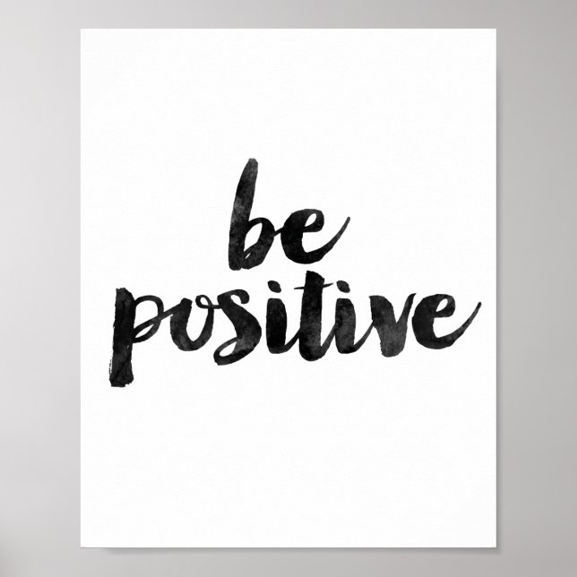Be Positive Poster (Front)
