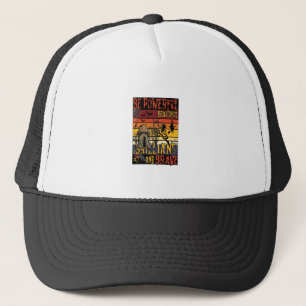Be Powerful Beautiful Brilliant Halloween Mushroom Trucker Hat
