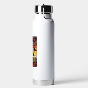 Be Powerful Beautiful Brilliant Halloween Mushroom Water Bottle