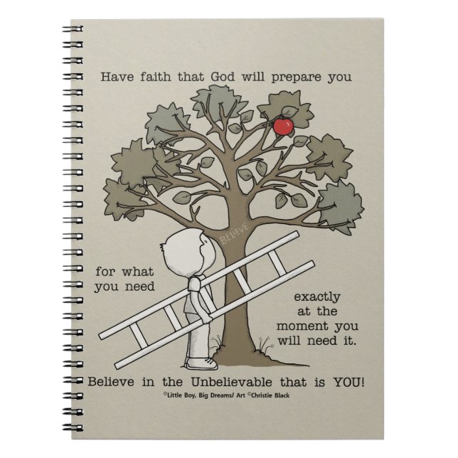 Be Prepared Spiral Notebook (Front)