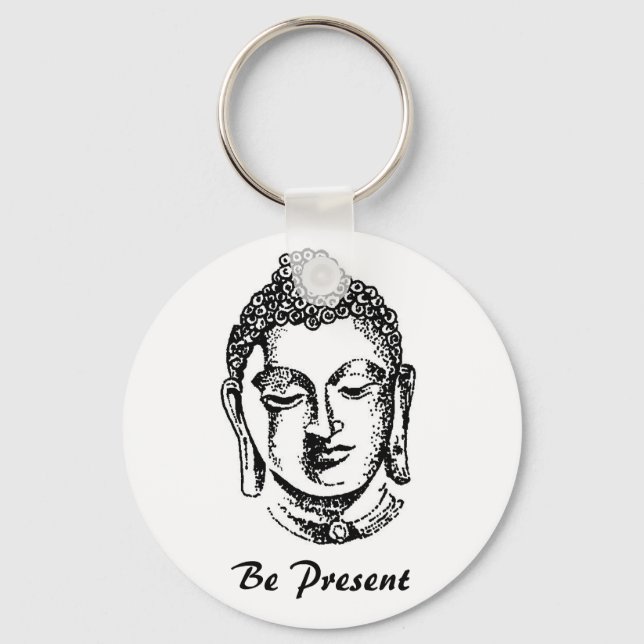 Be Present Key Ring (Front)