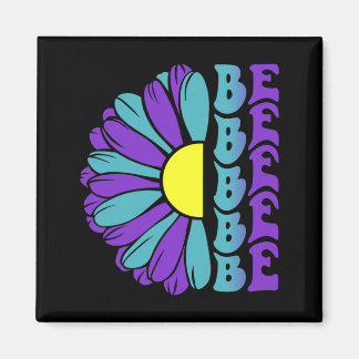Be Prevention Awareness Suower Magnet