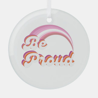 Be Proud Glass Tree Decoration