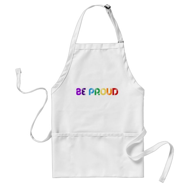 Be proud LGBT Gay pride Standard Apron (Front)