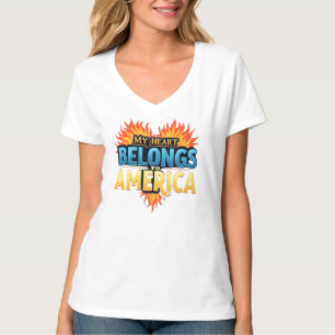 Be Proud of America – Stand Tall, Shine Bright" T-Shirt