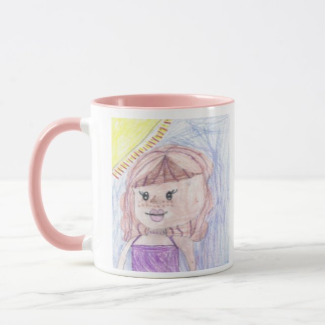 Be proud of your child add artwork to this cute mug (Left)