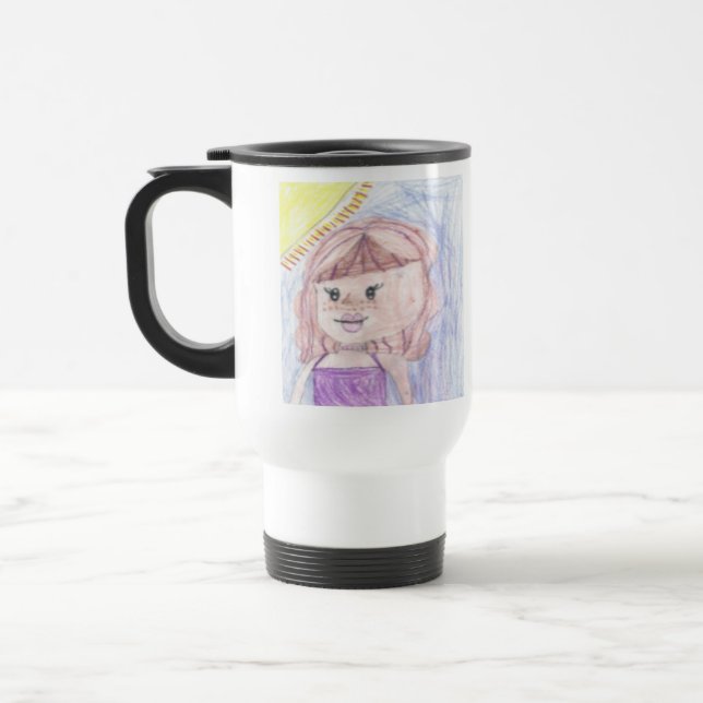 Be proud of your child add artwork to this cute travel mug (Left)
