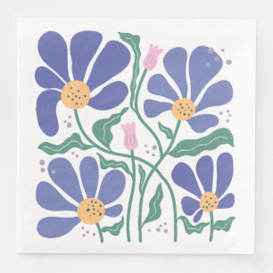 Be Proud Of Your Progress - Boho Floral Napkin