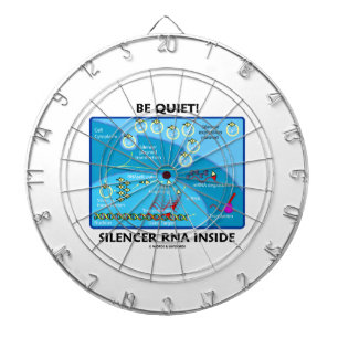 Be Quiet! Silencer RNA Inside (Molecular Biology) Dartboard