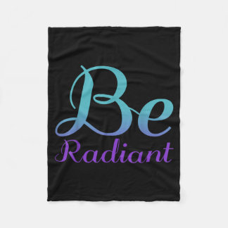 Be Radiant Prevention Artwork Fleece Blanket