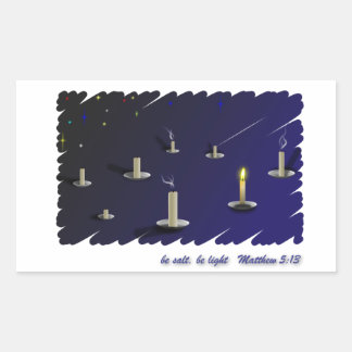Be Salt, Be Light Rectangular Sticker