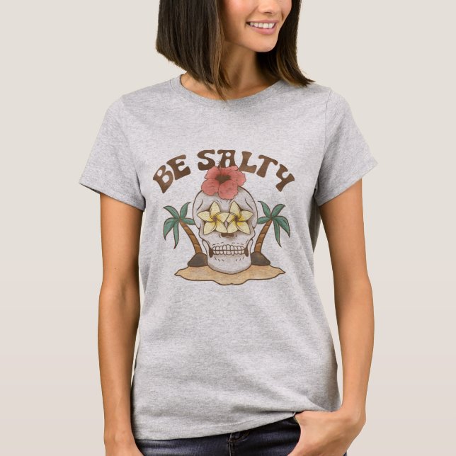 be salty summer tee gift idea (Front)