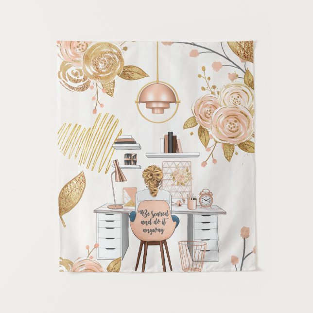 Be Scared & Do It Anyway Tapestry (Front)