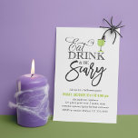 "Be Scary" Halloween Party Invitation<br><div class="desc">Stylish Halloween party designs.</div>
